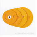 YELLOW COTTON BUFFING POLISHING WHEEL